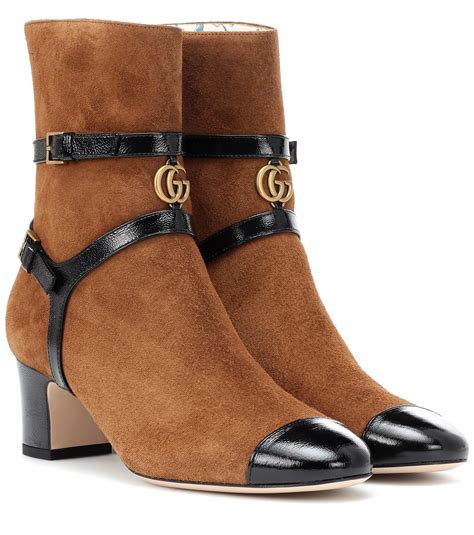 gucci snake ankle boots|gucci ankle boots suede.